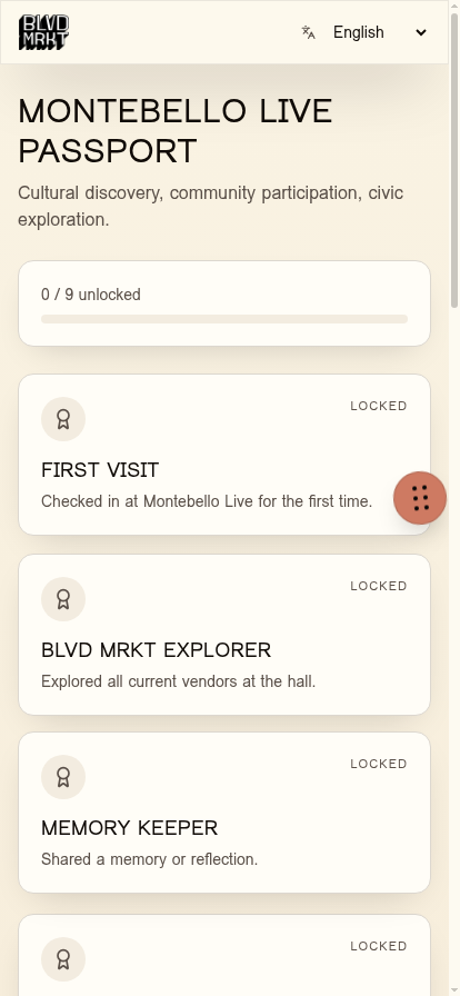Passport & participation, opt-in surfaces